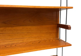Mid-Century Modern Wall Mounted Shelf by Walter Wirtz for Wilhelm Renz, 1960s